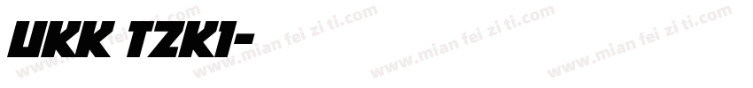 ukk tzk1字体转换